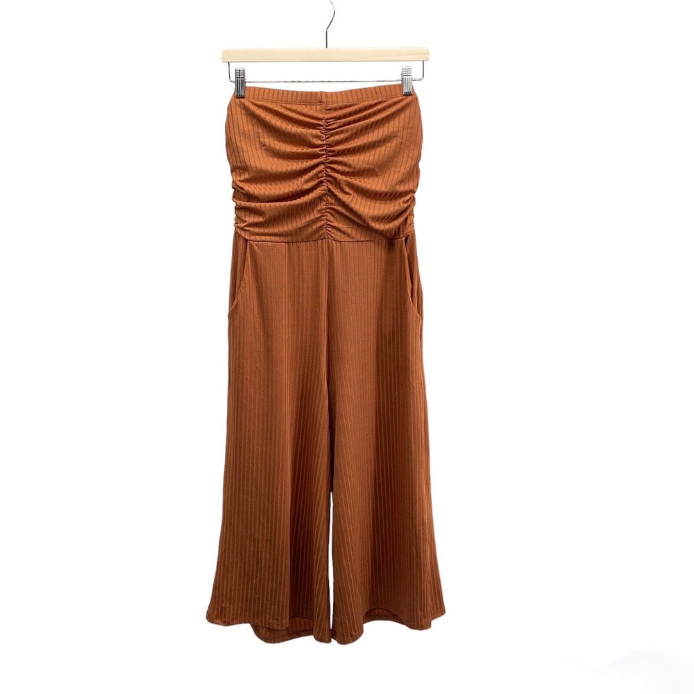 Venus Jumpsuit Women’s Size Medium Orange With Pockets